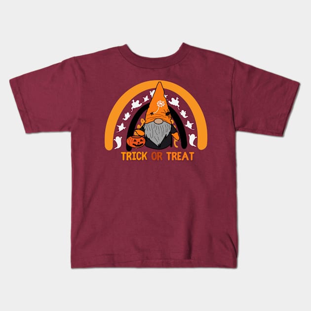 Trick or treat Kids T-Shirt by NICHE&NICHE